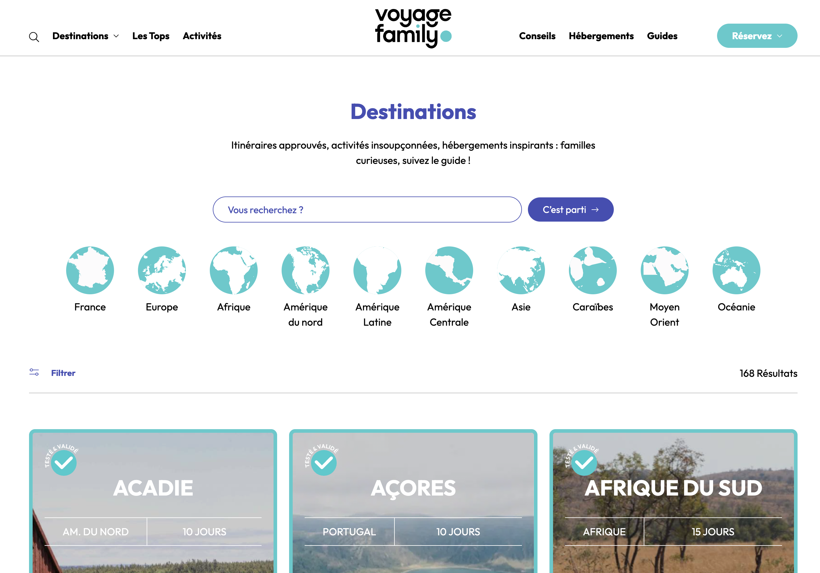 Homepage VoyageFamily.com